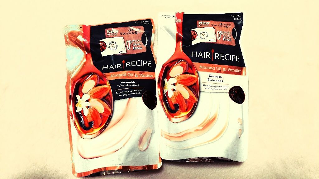 りっちゃん on LIPS 「お気に入りのシャンプーヘアレシピアーモンドオイル&バニラしっと..」(1枚目)