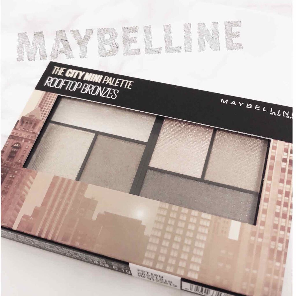 シティミニパレット/MAYBELLINE NEW YORK/アイシャドウパレットを使ったクチコミ(1枚目)