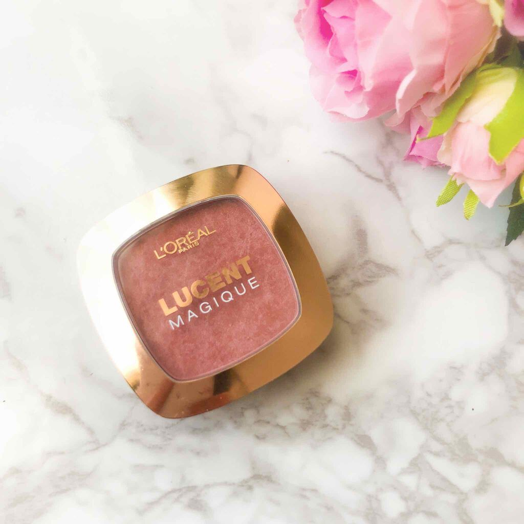 ルーセントマジック パウダーブラッシュ/ロレアル パリ/パウダーチークを使ったクチコミ（1枚目）