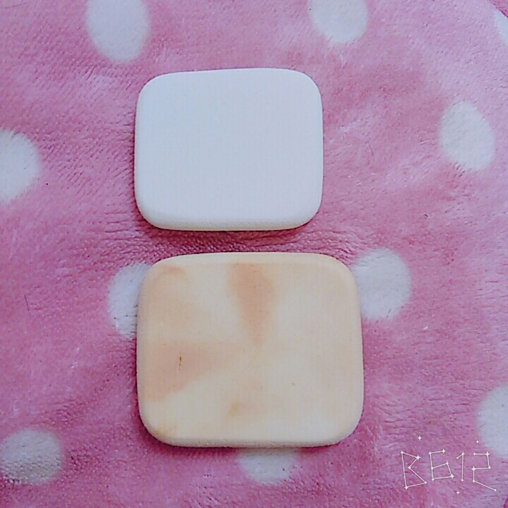 はんぺんパフ2P角/NOYL beauty/パフ・スポンジを使ったクチコミ（2枚目）