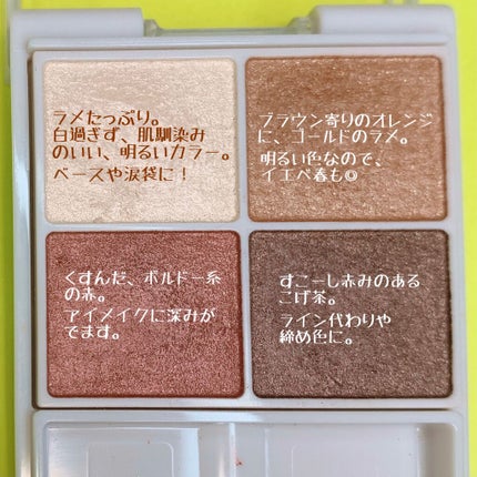 シルキースフレアイズ/キャンメイク/アイシャドウパレットを使ったクチコミ(2枚目)