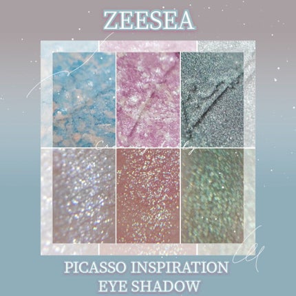 ZEESEA ×PICASSO COLOREYESHADOW/ZEESEA/アイシャドウパレットを使ったクチコミ(1枚目)