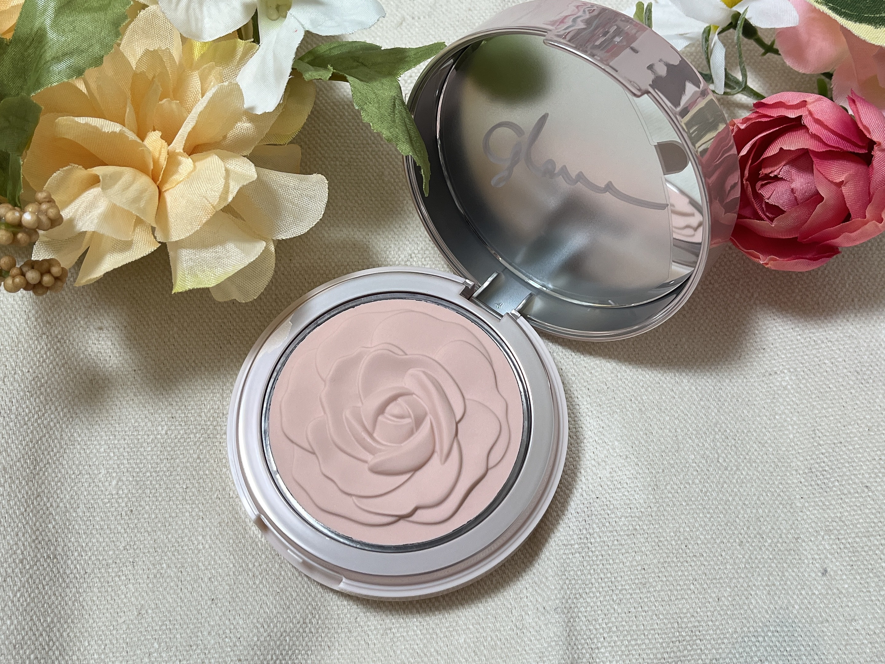 【企業限定】ミシャ グロウ トーンアップ ローズパクト（SPF50/PA++++）/MISSHA/化粧下地を使ったクチコミ（3枚目）