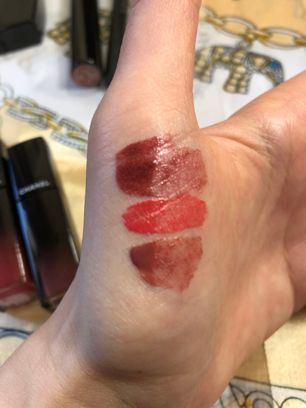 ルージュ アリュール ラック/CHANEL/口紅を使ったクチコミ(2枚目)