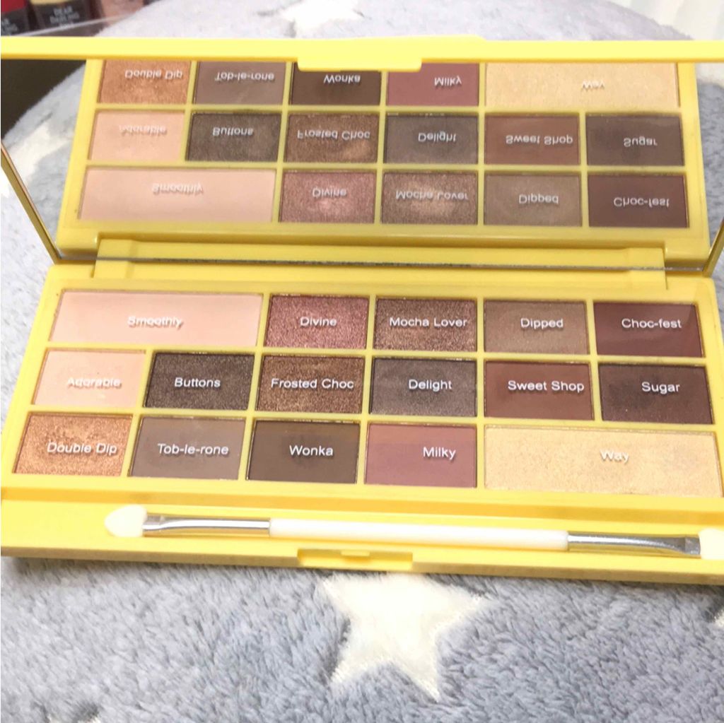 アイラブチョコレート/MAKEUP REVOLUTION/アイシャドウパレットを使ったクチコミ(2枚目)