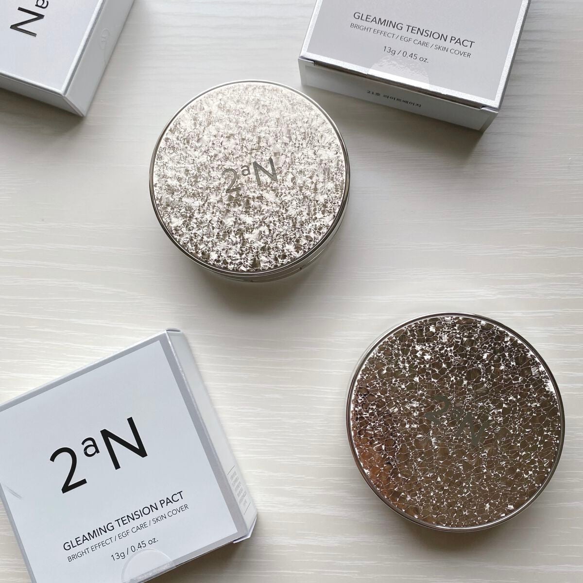 グリーミングテンションパクト/2aN/クリーム・エマルジョンファンデーションを使ったクチコミ(5枚目)