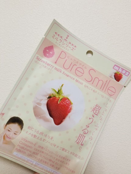 ミルクシリーズ いちごミルク/Pure Smile/シートマスク・パックを使ったクチコミ(1枚目)