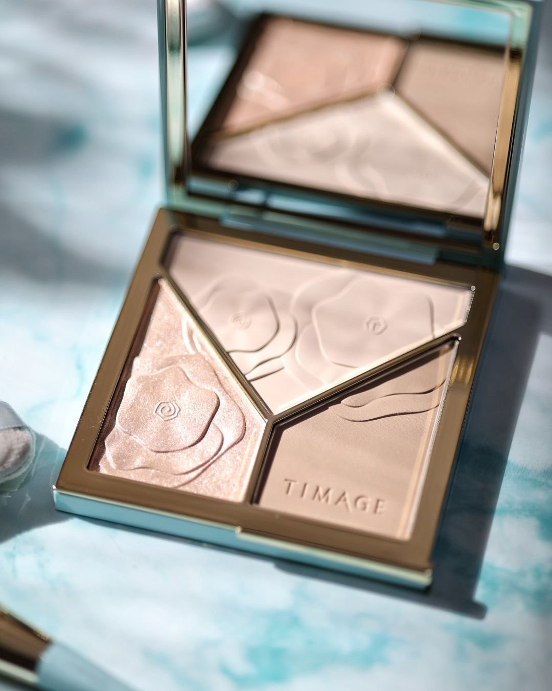 ハイライトシェーディングパレット/TIMAGE/パウダーハイライトを使ったクチコミ（2枚目）