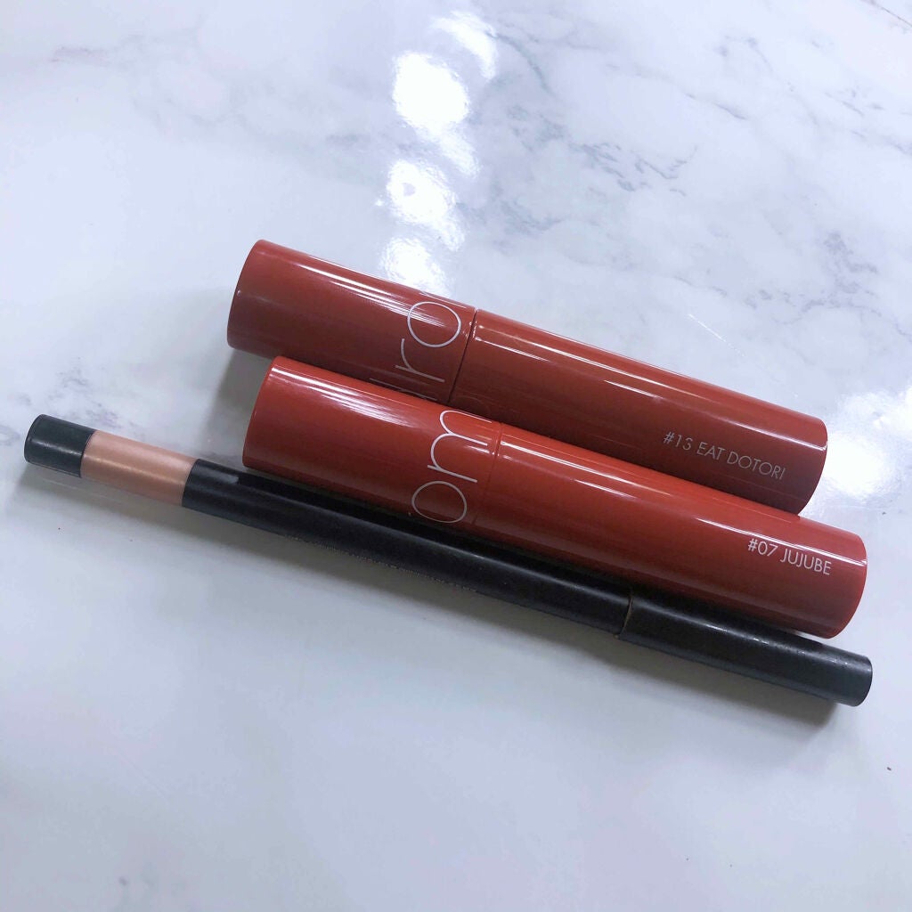 ジューシーラスティングティント/rom&nd/リップティントを使ったクチコミ(3枚目)