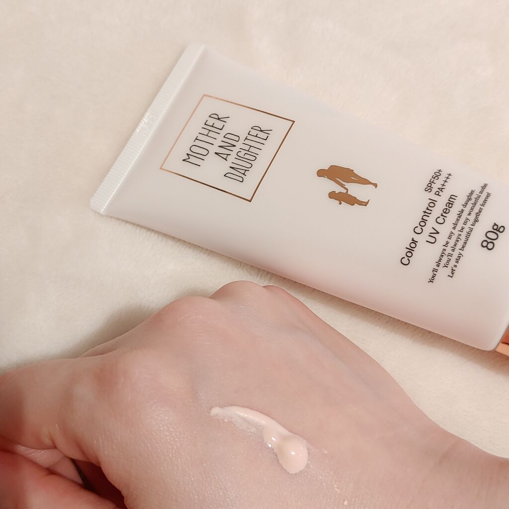 UVカラーCクリーム/Mother&Daughter/日焼け止めクリームを使ったクチコミ（3枚目）
