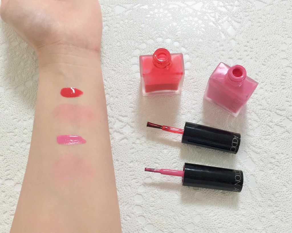 チークポリッシュ/ADDICTION/リキッドチークを使ったクチコミ（2枚目）