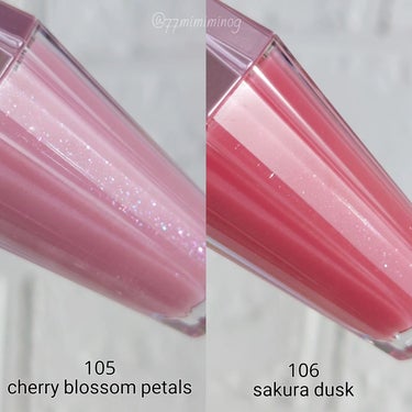 ジルスチュアート　クリスタルブルーム　リップブーケ セラム 106 sakura dusk＜サクラブーケ＞ （限定））/JILL STUART/リップケア・リップクリームを使ったクチコミ（3枚目）