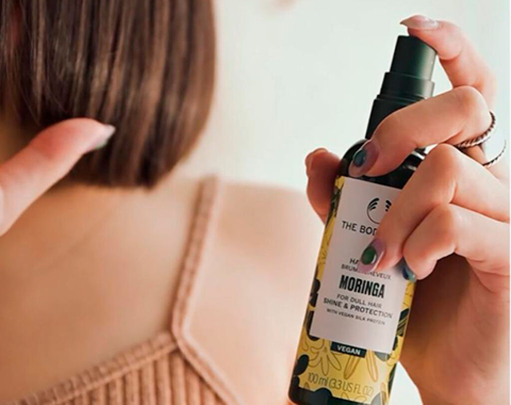 モリンガ シャイン＆プロテクト ヘアミスト/THE BODY SHOP/ヘアミストを使ったクチコミ（1枚目）