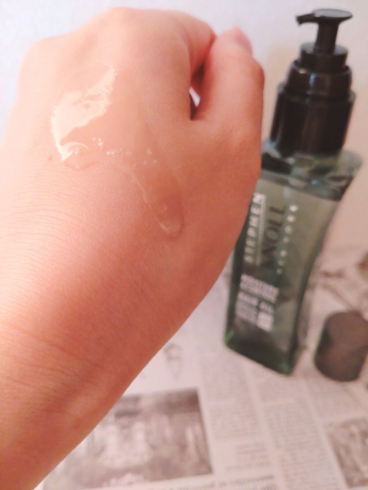 モイスチュアコントロール ヘアオイル W/スティーブンノル ニューヨーク/ヘアオイルを使ったクチコミ(4枚目)