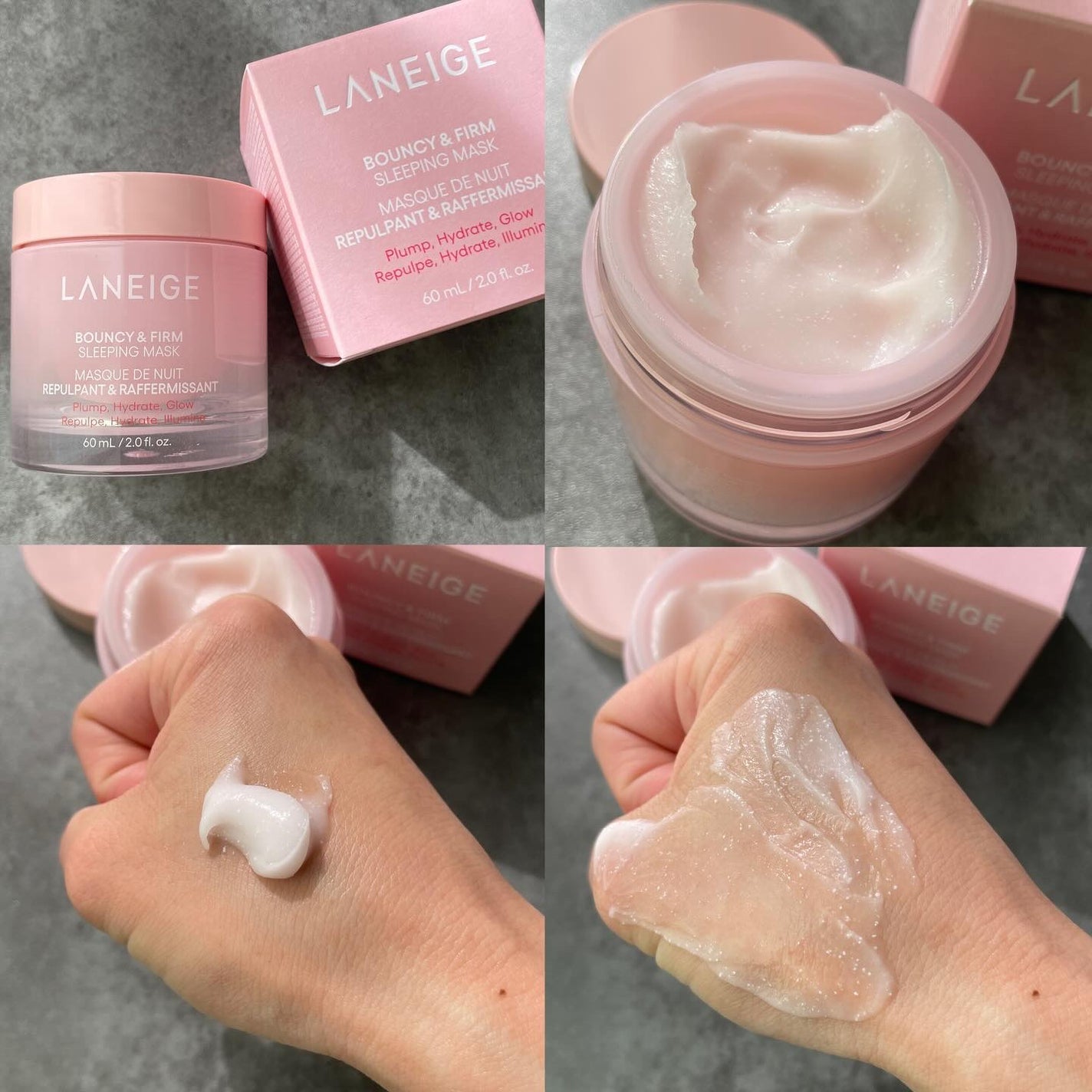 バウンシースリーピングマスク/LANEIGE/フェイスクリームを使ったクチコミ(3枚目)