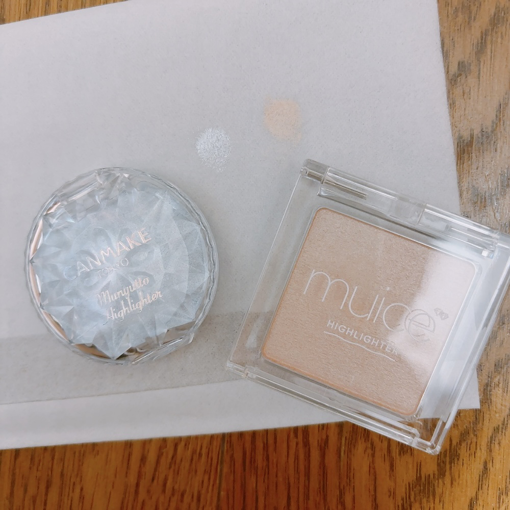 むにゅっとハイライター/キャンメイク/クリームハイライトを使ったクチコミ（1枚目）