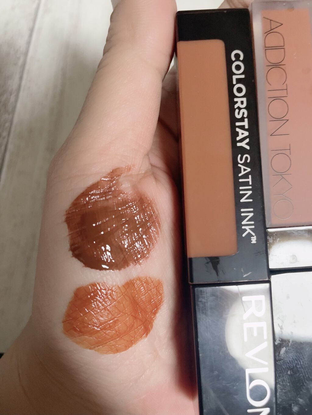 カラーステイ サテン インク/REVLON/口紅を使ったクチコミ（2枚目）