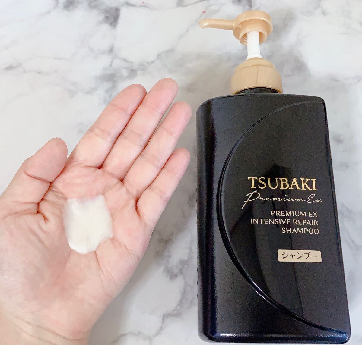 プレミアムEX インテンシブリペア <シャンプー>/コンディショナー<ヘアトリートメント> /TSUBAKI/市販シャンプーを使ったクチコミ(5枚目)