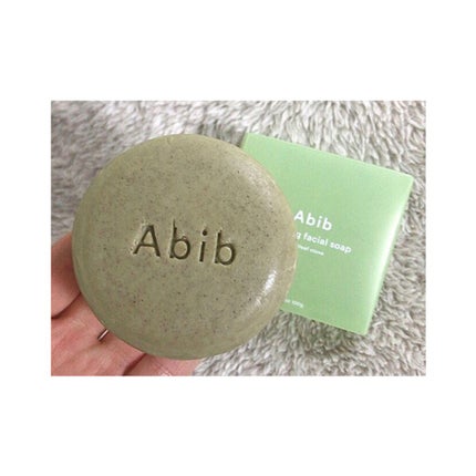 カーミングフェイシャルソープ ドクダミストーン/Abib /洗顔石鹸を使ったクチコミ(2枚目)