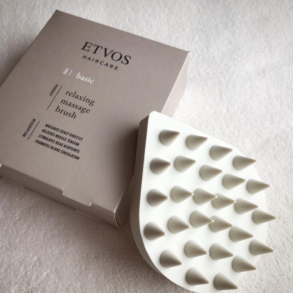 リラクシングマッサージブラシ/エトヴォス/スカルプブラシを使ったクチコミ（1枚目）