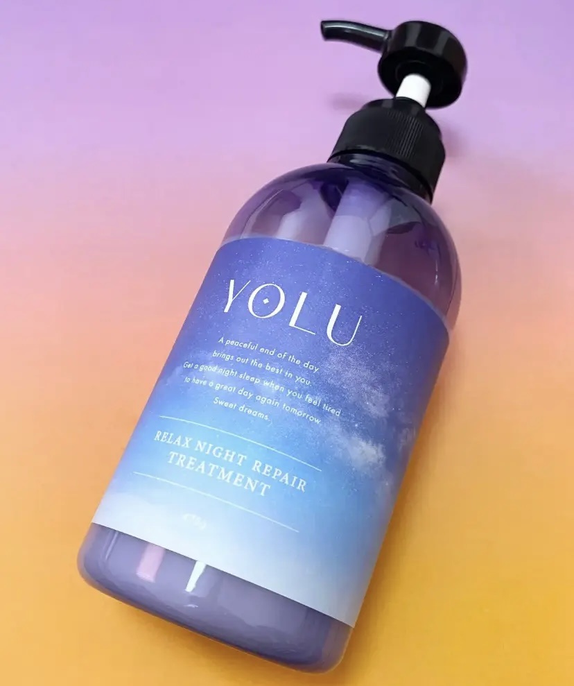 リラックスナイトリペア シャンプー／トリートメント トリートメント本体 475g/YOLU/市販シャンプーを使ったクチコミ（1枚目）