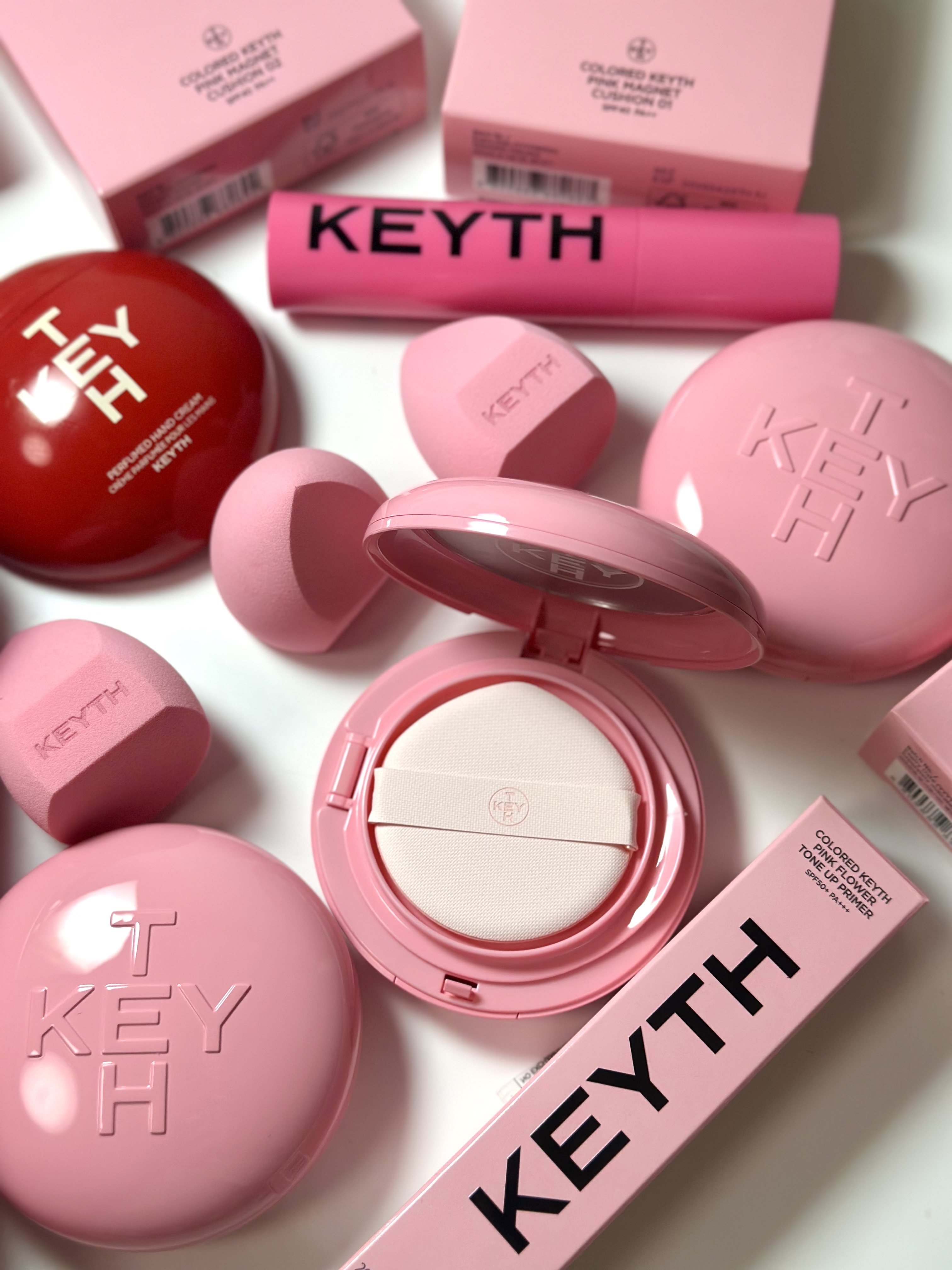 ピンクマグネットクッション 01 アイボリー/KEYTH/クッションファンデーションを使ったクチコミ（2枚目）