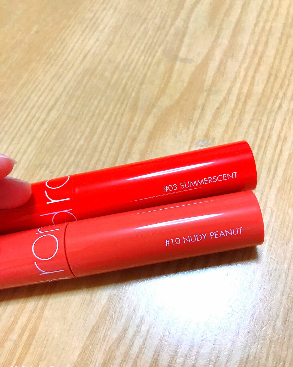 ジューシーラスティングティント/rom&nd/リップティントを使ったクチコミ(1枚目)