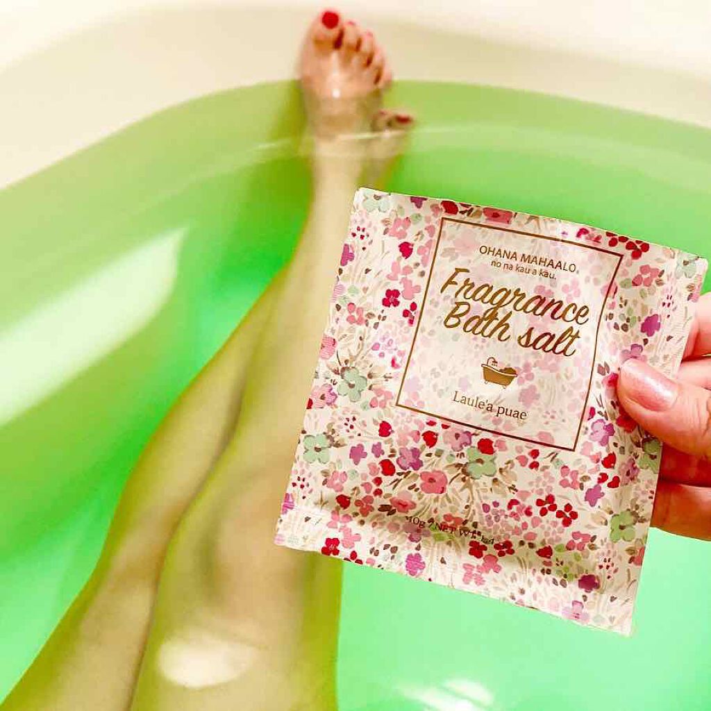 オハナ・マハロ フレグランスバスソルト/OHANA MAHAALO/無機塩系入浴剤を使ったクチコミ(2枚目)