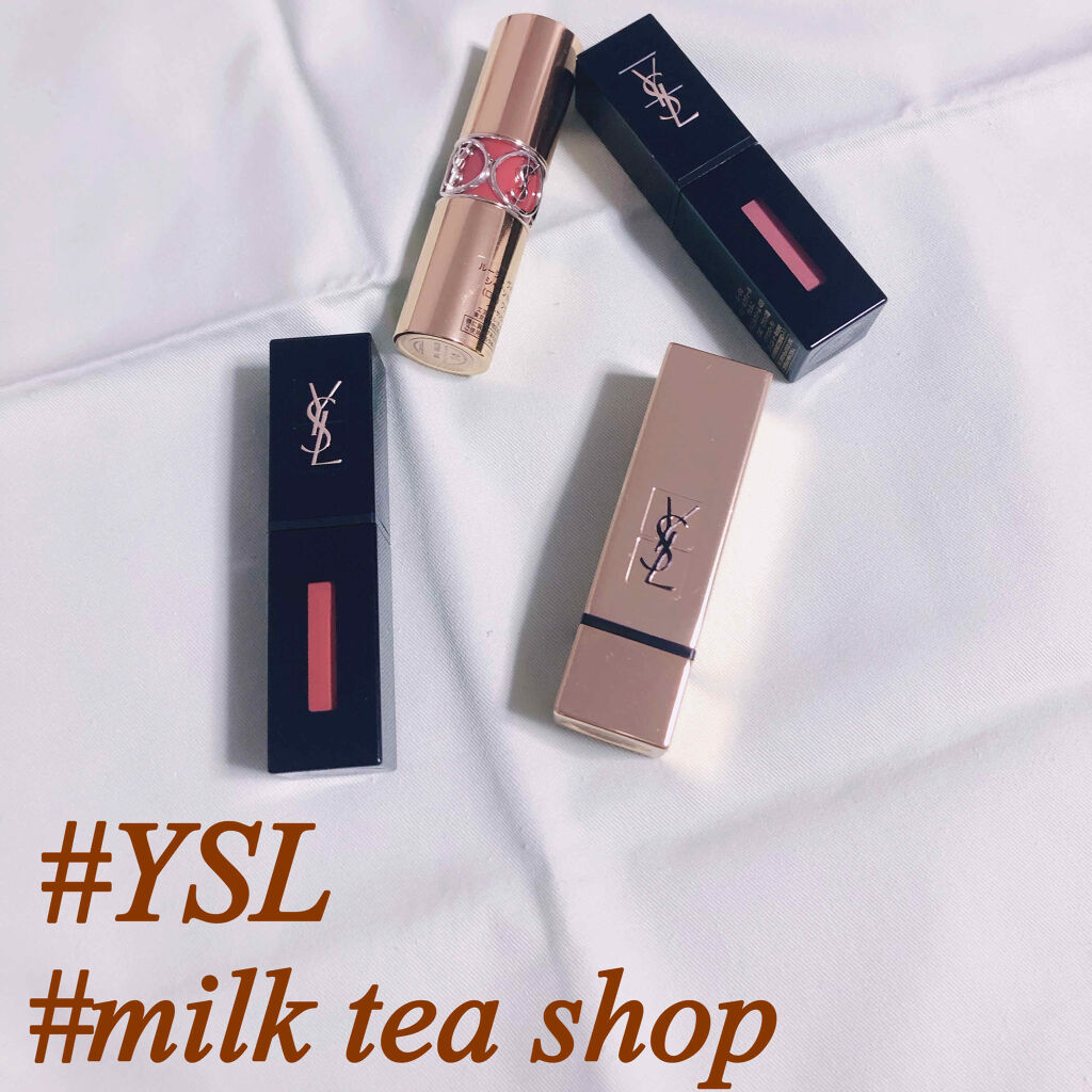 ルージュ ヴォリュプテ シャイン/YVES SAINT LAURENT BEAUTE/口紅を使ったクチコミ（1枚目）