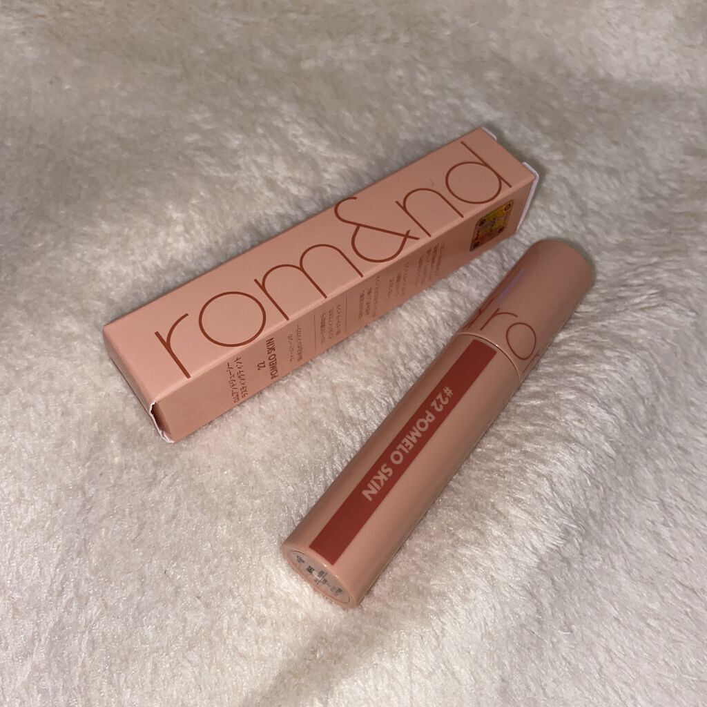 ジューシーラスティングティント/rom&nd/リップティントを使ったクチコミ（1枚目）