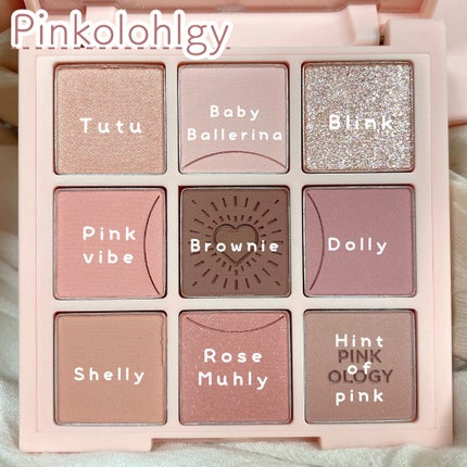 マイフェイブムードアイパレット 9カラー/HOLIKA HOLIKA/アイシャドウパレットを使ったクチコミ(3枚目)