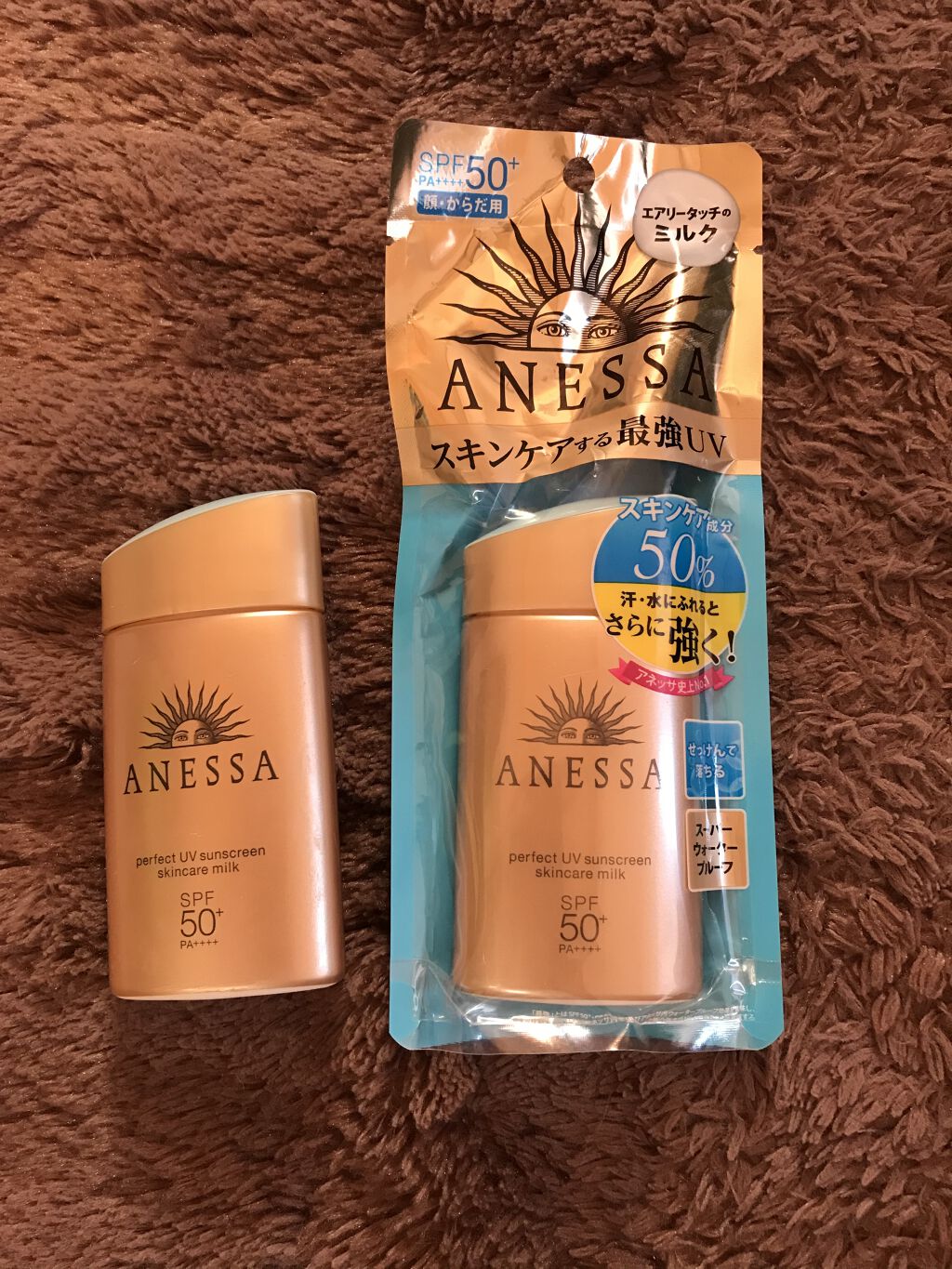 パーフェクトUV スキンケアミルク a/アネッサ/日焼け止め・UVケアを使ったクチコミ（1枚目）