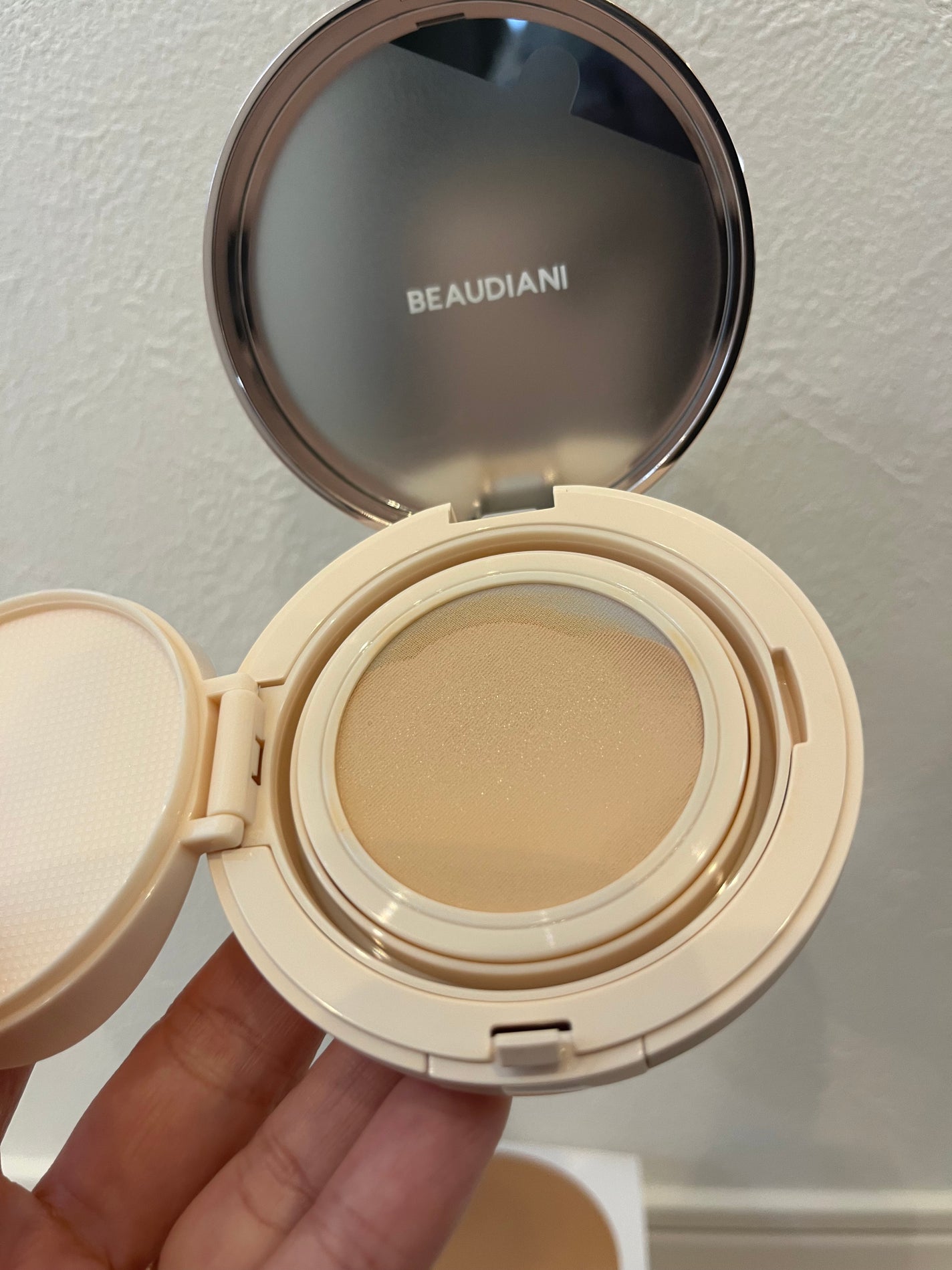 メッシュタイトアップクッション/BEAUDIANI/クッションファンデーションを使ったクチコミ(3枚目)