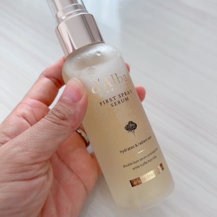 ダルバ ホワイトトリュフファーストスプレーセラム/ダルバ/ミスト状化粧水を使ったクチコミ(2枚目)