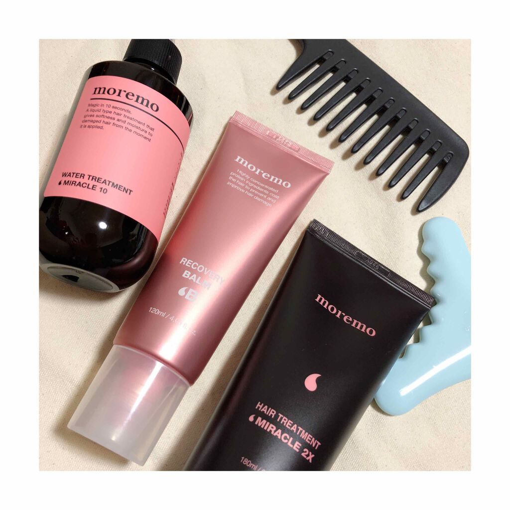 ウォータートリートメントミラクル10/moremo/洗い流すヘアトリートメントを使ったクチコミ（2枚目）