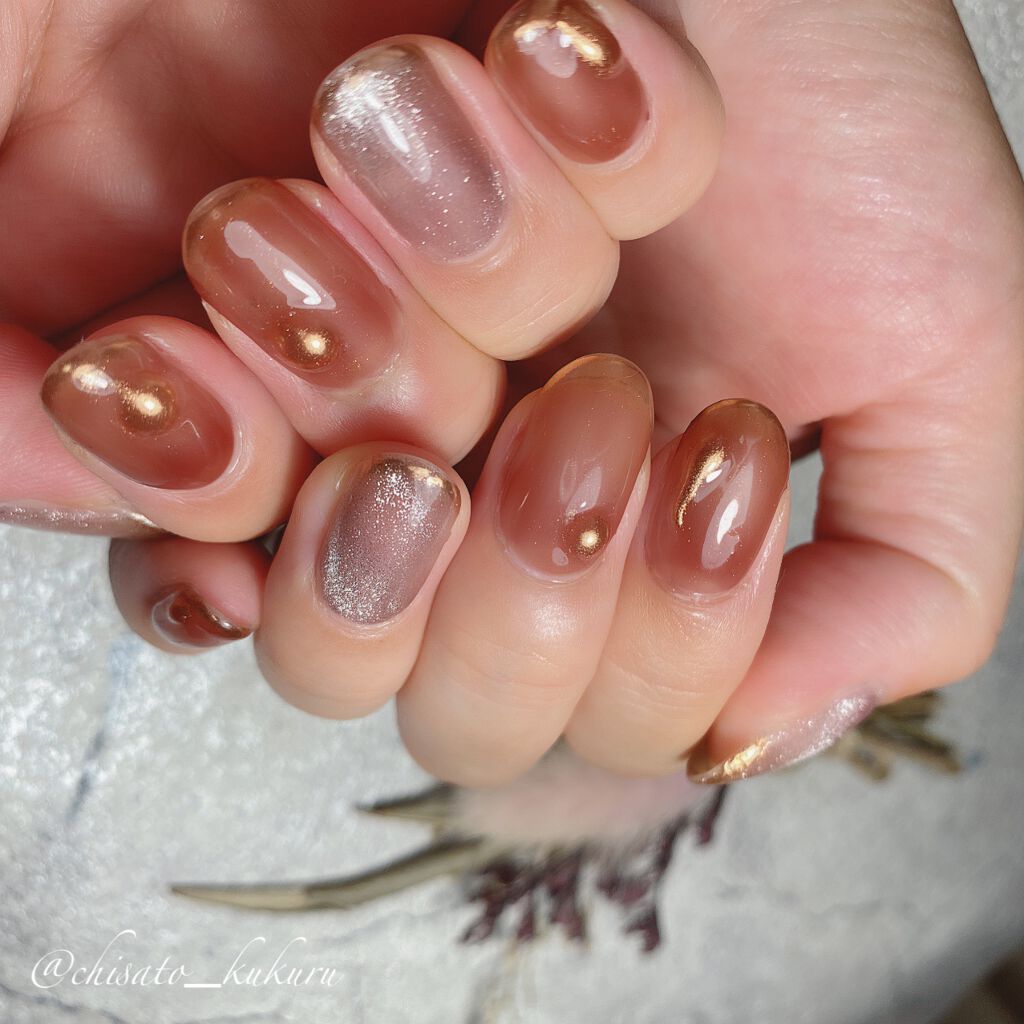 シルバーマグネット/ネイル工房/ジェルネイルを使ったクチコミ（1枚目）