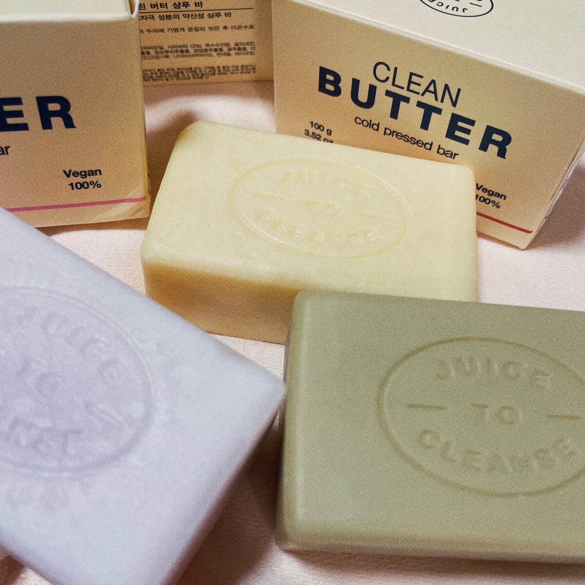 クリンバターコルドプレスドバー/JUICE TO CLEANSE/洗顔石鹸を使ったクチコミ(2枚目)