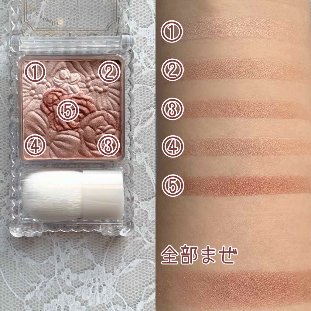 グロウフルールチークス/キャンメイク/パウダーチークを使ったクチコミ(3枚目)