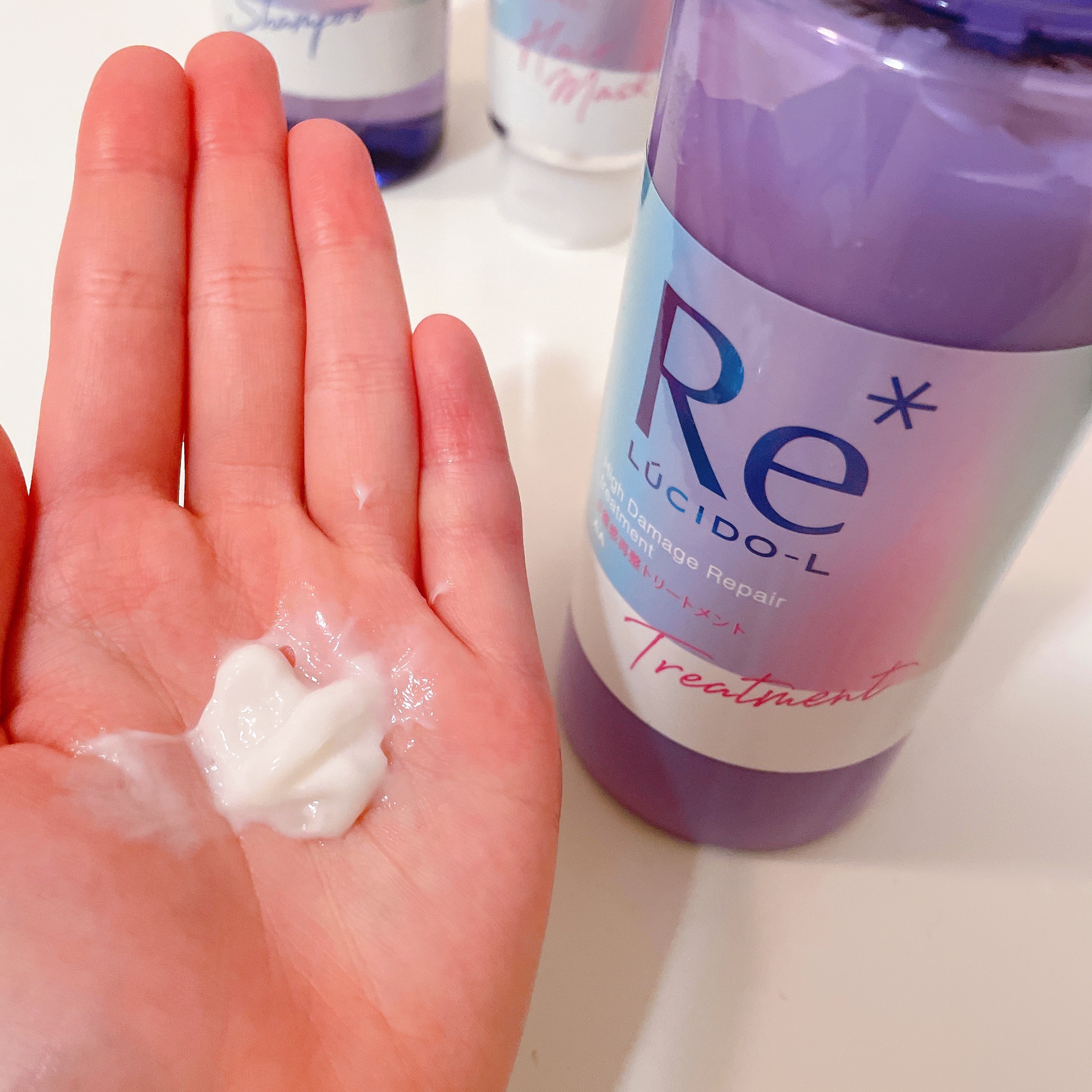 #質感再整ヘアマスク/ルシードエル/ヘアマスク・ヘアパックを使ったクチコミ（3枚目）