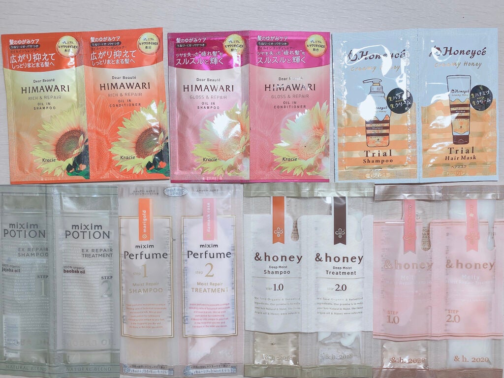 ディープモイスト シャンプー1.0/ヘアトリートメント2.0/&honey/市販シャンプーを使ったクチコミ(2枚目)