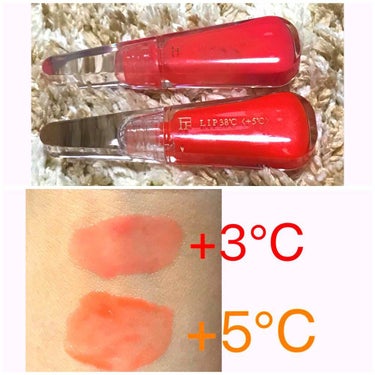 
フローフシLIP +38℃
◉コーラルピンク +3℃
◉コーラルオレンジ +5℃

すごく良いと話題になったこのリップ！
結構前に流行りに乗って購入しました💗笑
期待してたけど…
私にはあっていなかっ