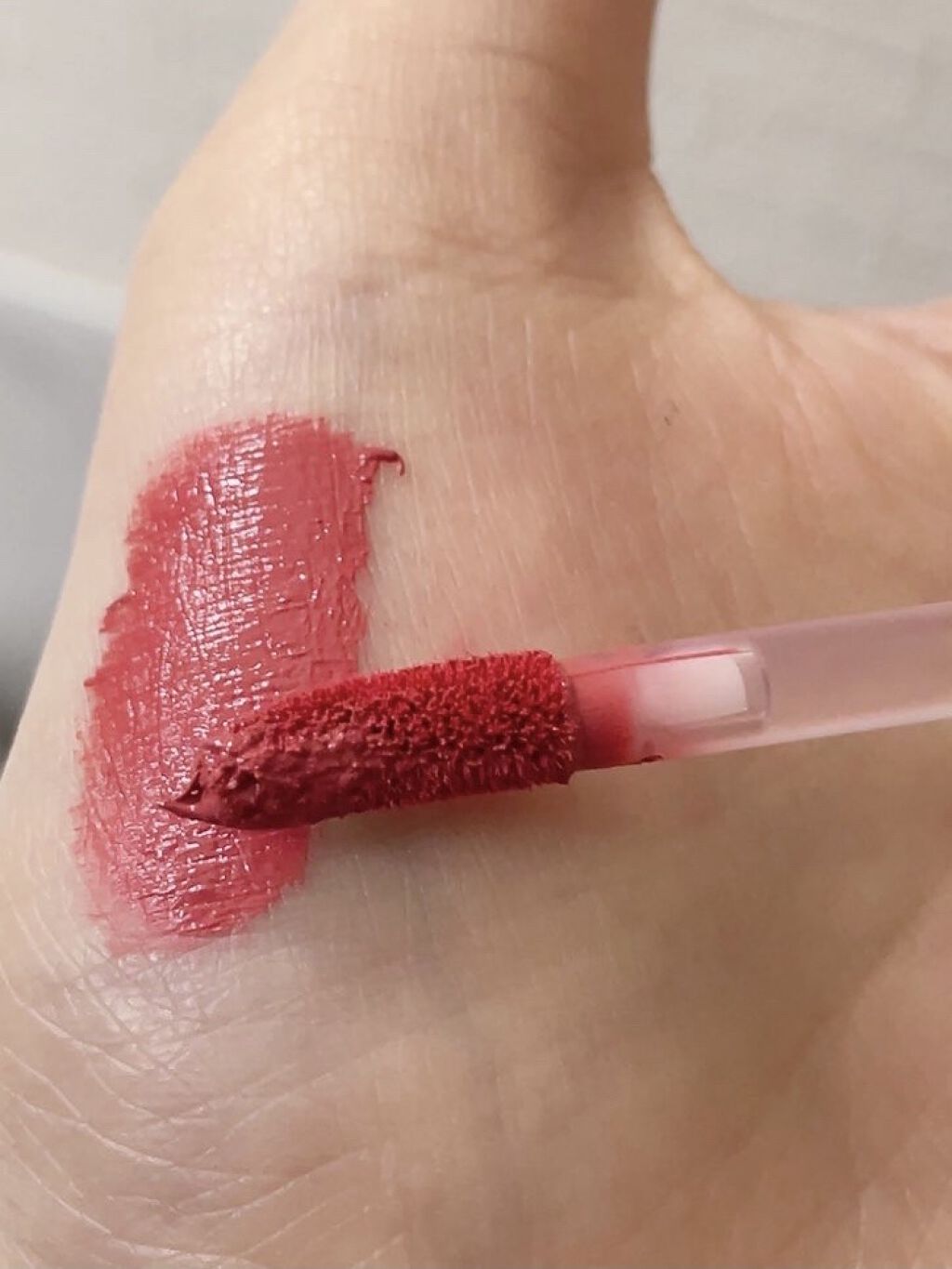 タトゥーベルベットティント/フォレンコス/リップティントを使ったクチコミ（2枚目）