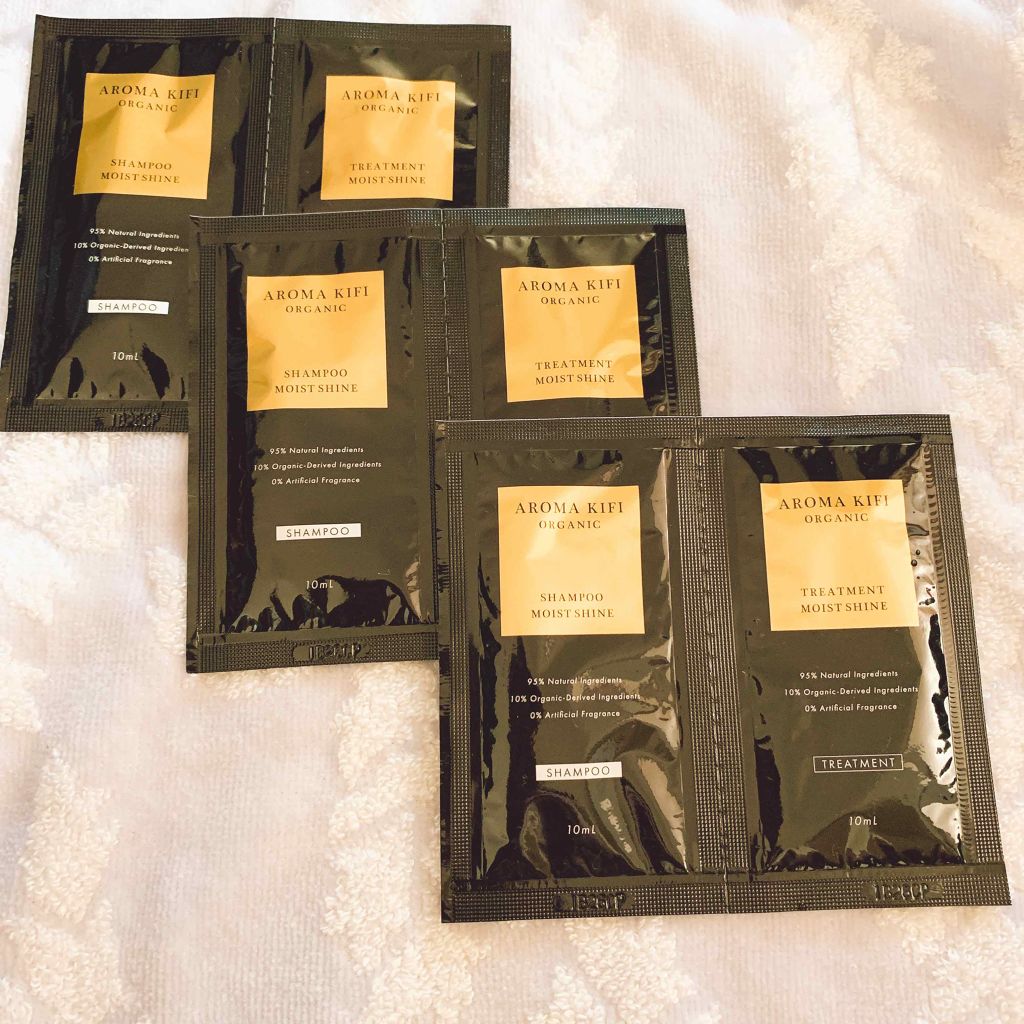 オーガニックシャンプー/トリートメント<モイストシャイン>/AROMA KIFI/シャンプー・コンディショナーを使ったクチコミ(1枚目)