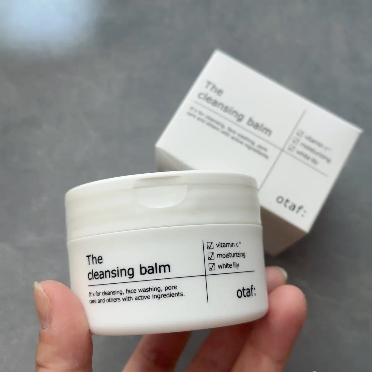 クレンジングバーム/otaf:/クレンジングバームを使ったクチコミ(2枚目)