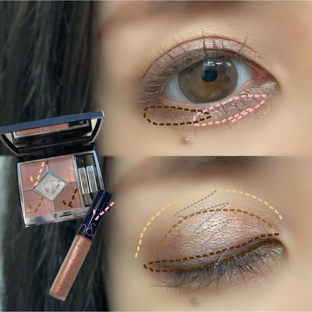 サンク クルール クチュール 〈アトリエ オブ ドリームズ〉/Dior/アイシャドウパレットを使ったクチコミ（2枚目）