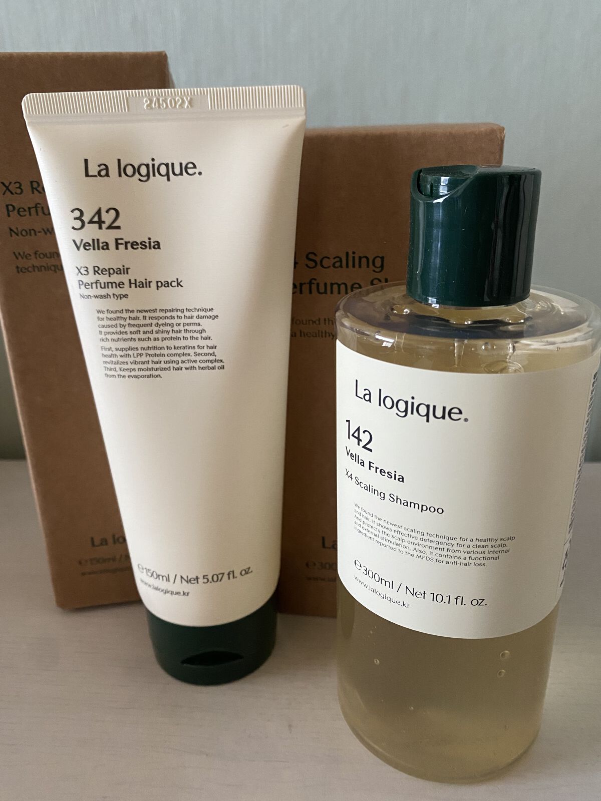 X4 スケーリング パフューム シャンプー /Lalogique/市販シャンプーを使ったクチコミ（1枚目）