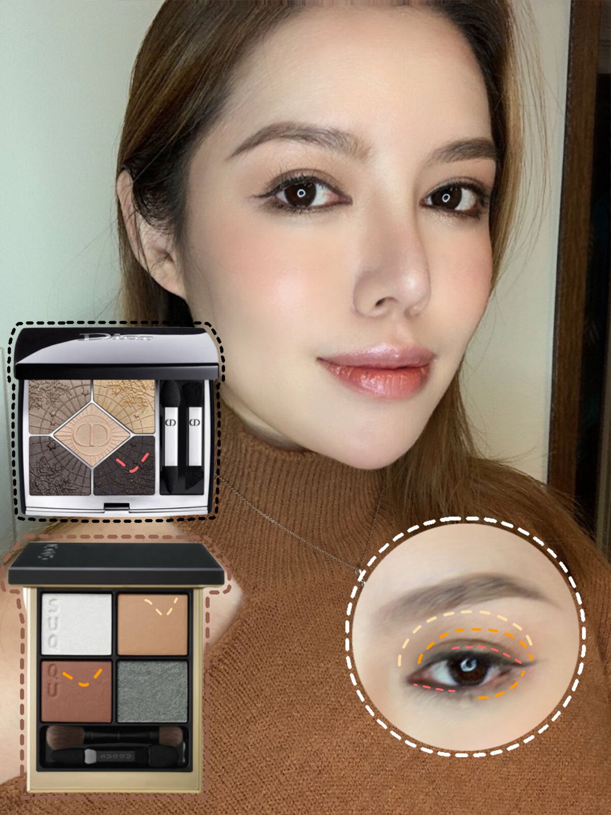 【旧】ディオール バックステージ フェイス グロウ パレット/Dior/ハイライトを使ったクチコミ（2枚目）