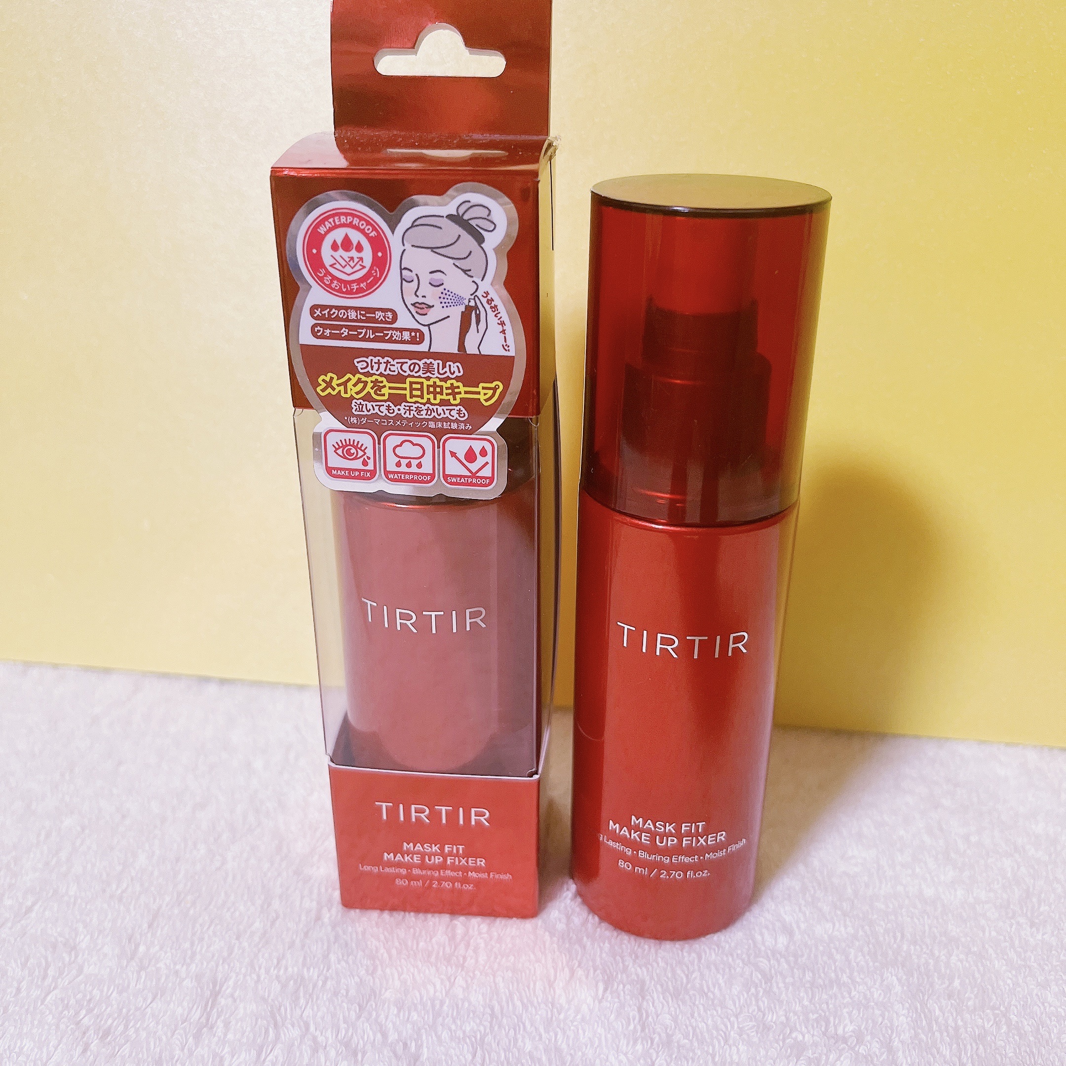 マスクフィット メイクアップフィクサー/TIRTIR(ティルティル)/フィックスミストを使ったクチコミ（1枚目）