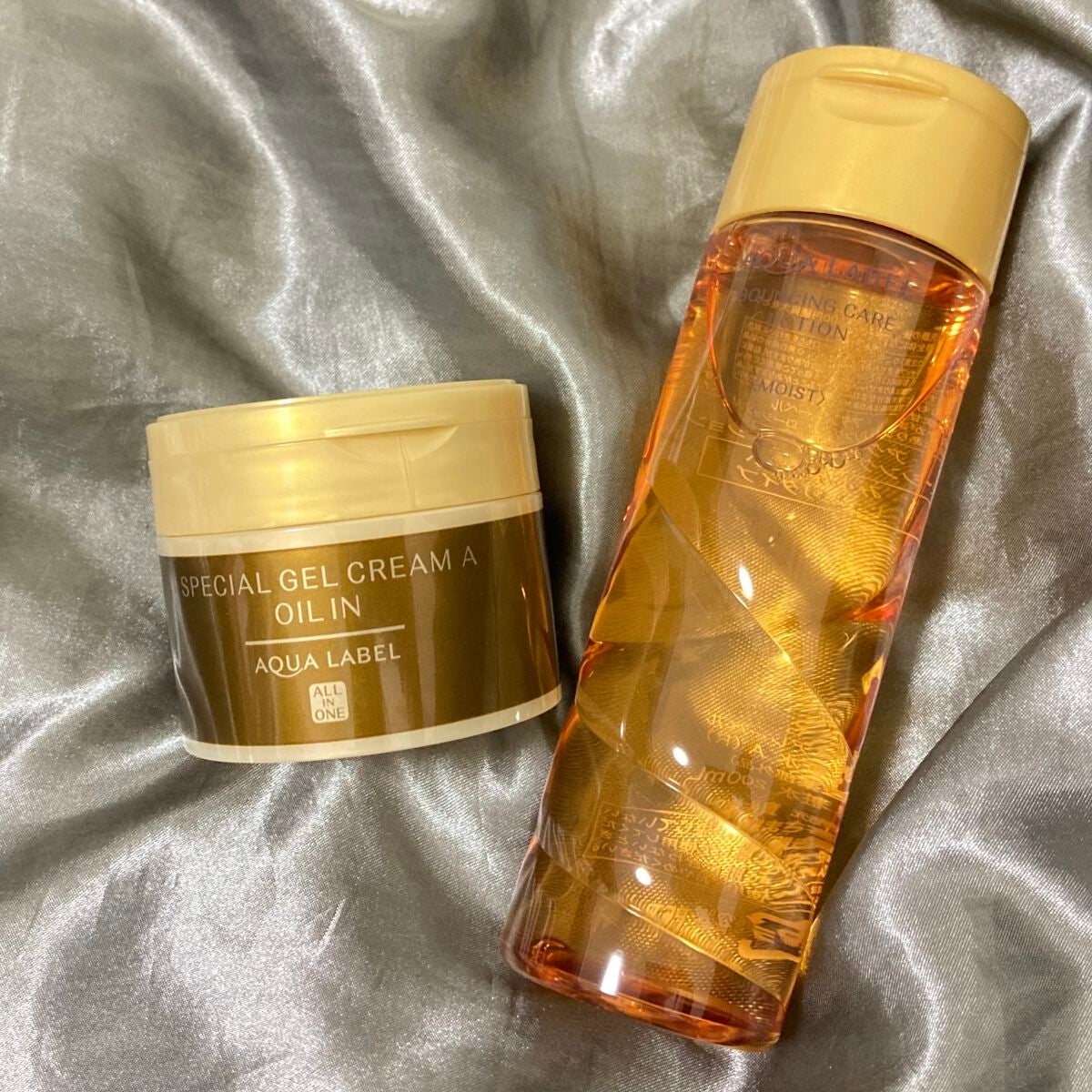 スペシャルジェルクリームA(オイルイン)/アクアレーベル/オールインワン化粧品を使ったクチコミ(1枚目)
