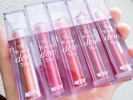 ザ ウォータリーデューティント/MERZY/リップティントを使ったクチコミ(1枚目)